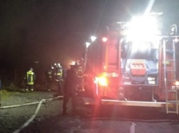 В Гурьевском районе при пожаре пострадал человек