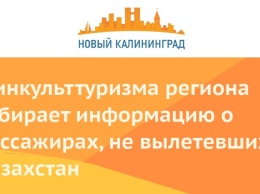 Минкульттуризма региона собирает информацию о пассажирах, не вылетевших Казахстан