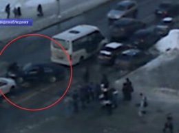Обнародовано видео наезда на полицейского в центре Саратове и показаний Гаврилова