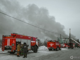 Частный дом загорелся днем в Топкинском районе