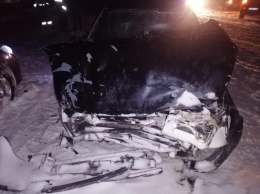 В столкновении четырех машин пострадали пассажирки "Тойоты"
