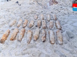 На побережье Балткосы после штормов жители нашли почти три десятка снарядов
