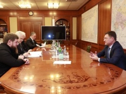 Рабочая встреча Александра Новака с главой Чеченской Республики Рамзаном Кадыровым