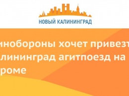 Минобороны хочет привезти в Калининград агитпоезд на пароме