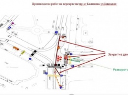 Мэрия: с 8 января закрывается сквозное движение по пр. Калинина в Калининграде
