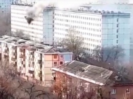 Студенческое общежитие загорелось в Кемерове