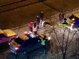 Машина сбила человека у гостиницы «Барнаул»