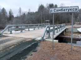 В Олонецком районе восстановлены три моста, в том числе один висячий