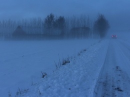 Снежный шторм опять идет на Алтайский край