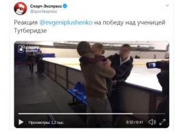 Плющенко расцеловал ученицу после победы на первенстве Москвы по фигурному катанию