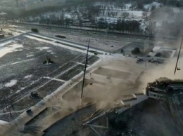 Питерский СКК обрушился в процессе демонтажа: есть пострадавшие