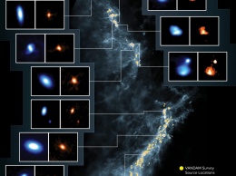 Астрономы получили сотни изображений рождения звезд и планет