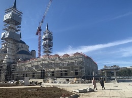 В Симферополе продолжается строительство Соборной мечети: что уже сделано