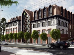 Власти выдают разрешение для строительства гостиницы у вокзала в Светлогорске (эскиз)