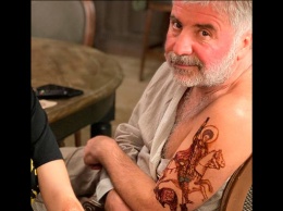 "Я на все готов": Сосо Павлиашвили похвастался временной тату от своей дочери