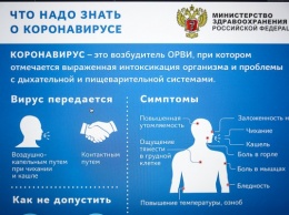 Минздрав: распространение коронавируса в РФ идет по благоприятному сценарию