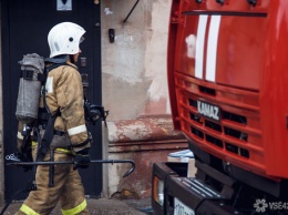 Многоквартирный жилой дом горел в Ленинске-Кузнецком