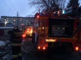 Два крупных пожара произошли в Барнауле