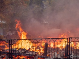 Серия крупных пожаров произошла в Прокопьевске
