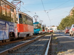 ДТП на мосту заблокировало движение трамваев в Кемерове