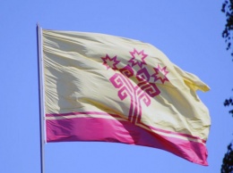 Флаг Чувашской Республики отправили в Великобританию