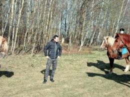 В Калуге за соблюдением самоизоляции следит конный казачий патруль