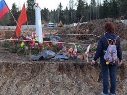 Памятник Яше Степанову в Каменном бору оказался в окружении