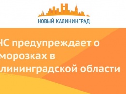 МЧС предупреждает о заморозках в Калининградской области
