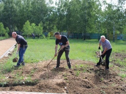 Было жарко: мэр Рубцовска Дмитрий Фельдман вывел властных мужей на масштабный субботник без масок