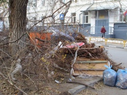 В центре Саратова растет стихийная свалка между школой и церковью