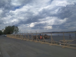 Началась реконструкция Онежской набережной: в проект вложено 84 миллиона рублей