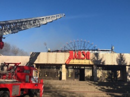 В Белгороде снова горело заброшенное здание ресторана «Плаза»