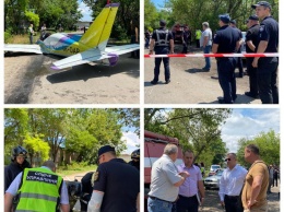 Легкомоторный самолет разбился в Одессе