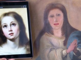 Испанский реставратор до неузнаваемости исказил лик Девы Марии на копии знаменитой картины