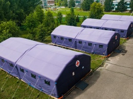 Группа "Сибантрацит" построила мобильный госпиталь в Кузбассе