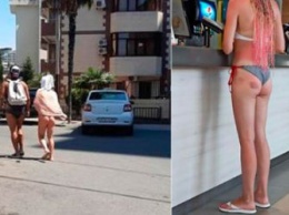 У жителей российских курортов вызвали негодование туристки в бикини