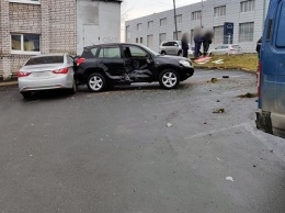 5 автомобилей столкнулись на улице Новосулжгорской в Петрозаводске