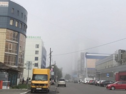 Густой туман окутал Барнаул утром 27 июля