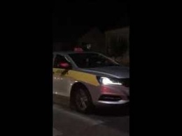 Бронеавтомобиль протаранил машину с ребенком в Гродно