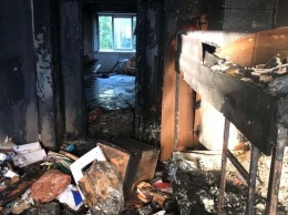 В Симферополе потушили пожар в общежитии Медакадемии, - ФОТО