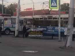 ДТП с маршруткой и трамваем произошло в Кемерове