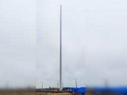 На новом 75-метровом флагштоке в Благовещенске 3 сентября поднимут огромный российский триколор
