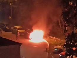В Санкт-Петербурге сожгли машину жителя Карелии, избитого несколькими днями ранее