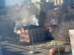В Старом Осколе горело здание ЦРБ