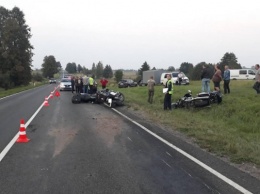 Под Неманом пенсионер на «Форде» сбил трех мотоциклистов (фото)