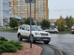 "Король парковки" возле спортивного комплекса возмутил кемеровчан