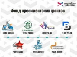 Грантовые проекты на 13,9 млн рублей реализуются по инициативам молодежи в Чебоксарах