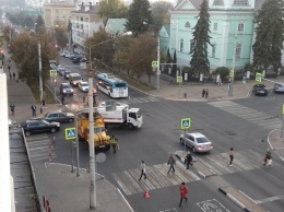 В центре Белгорода оборвались троллейбусные провода