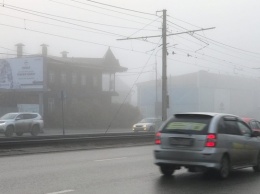 Центр Барнаула скрыло густым туманом 14 октября