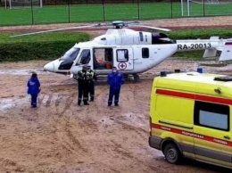 Пациента из Боровска эвакуировали вертолетом